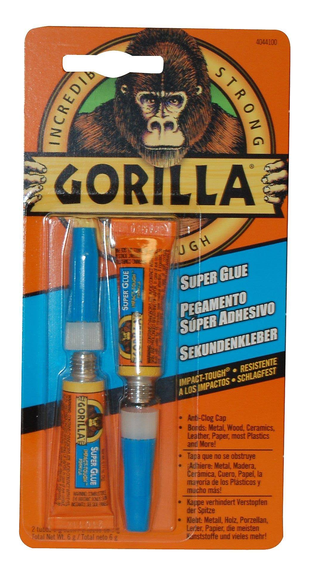Gorilla Glue 4044100 Super Glue - 2 x 3g