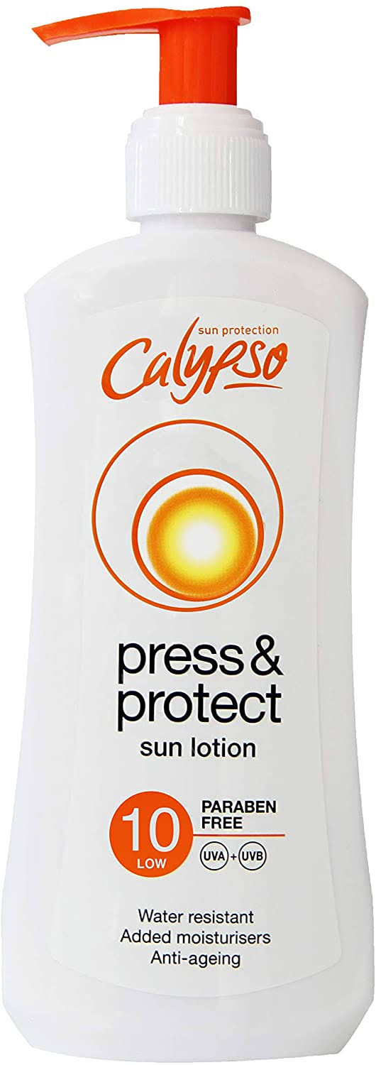 Calypso Press and Protect Sun Lotion SPF10, 200 ml