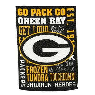 Evergreen Enterprises, Inc NFL 2-Sided Polyester House Flag Size: 44" H x 28" W, NFL Team: Green Bay Packers