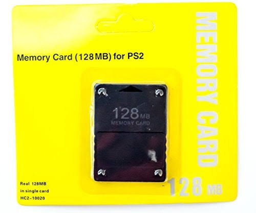 Old Skool 128MB Memory Card Game Memory Card for Sony Play Station 2 P