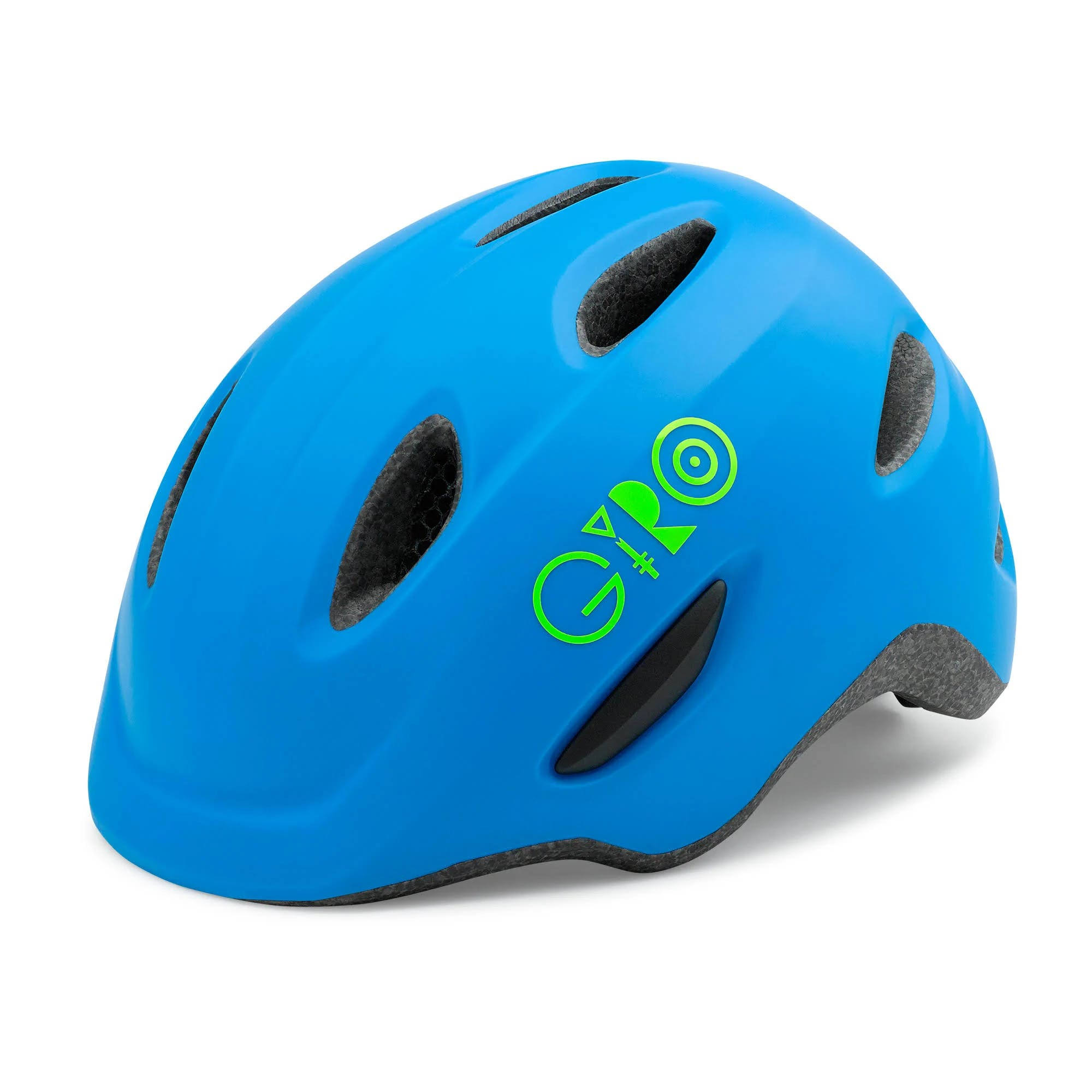 Giro Youth Scamp Cycling Helmet - Matte Blue/Lime, X-Small