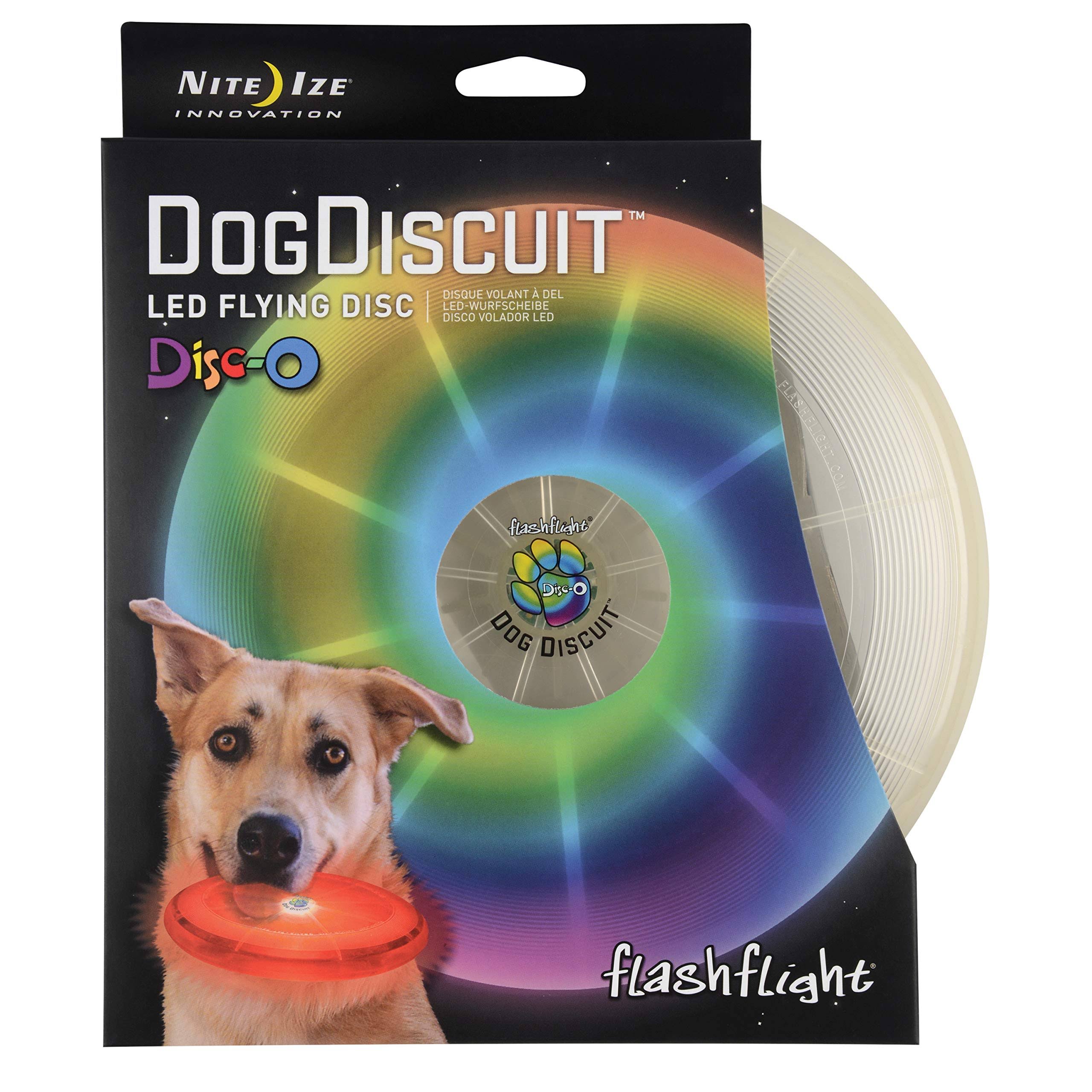 Nite Ize Flashflight LED Dog Discuit Disco - White, 7/16"