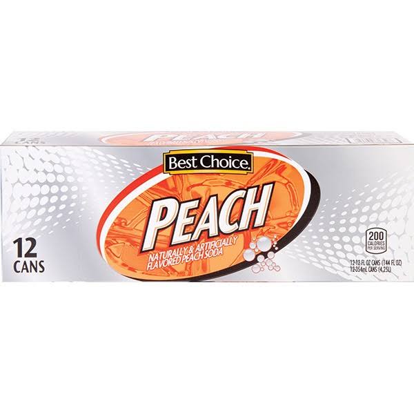 Best Choice Caffeine Free Peach Soda