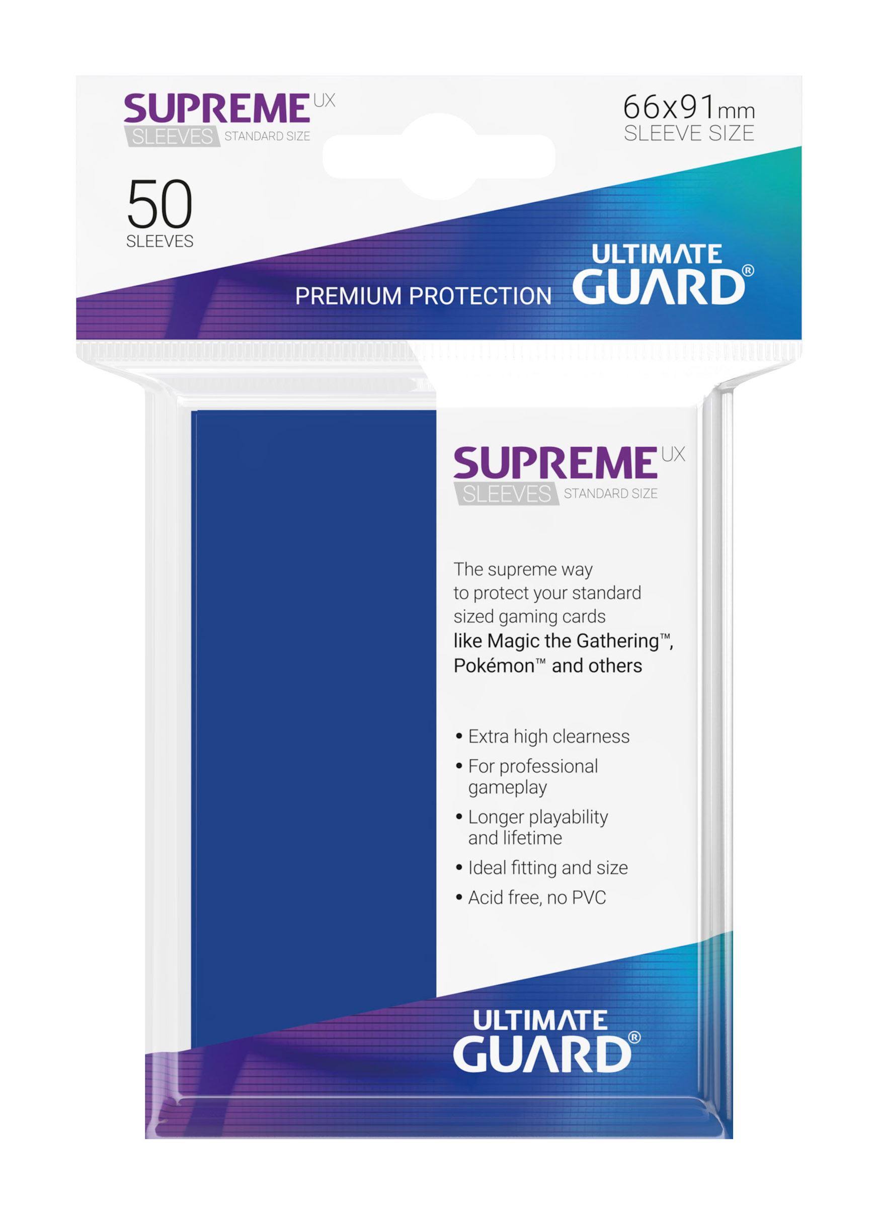 Ultimate Guard Supreme UX Sleeves Standard Size - Blue (50)
