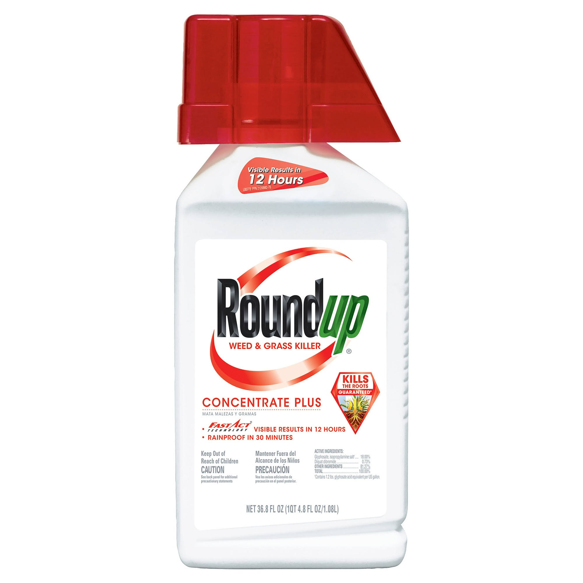 Roundup Weed and Grass Killer Concentrate - 36.8oz