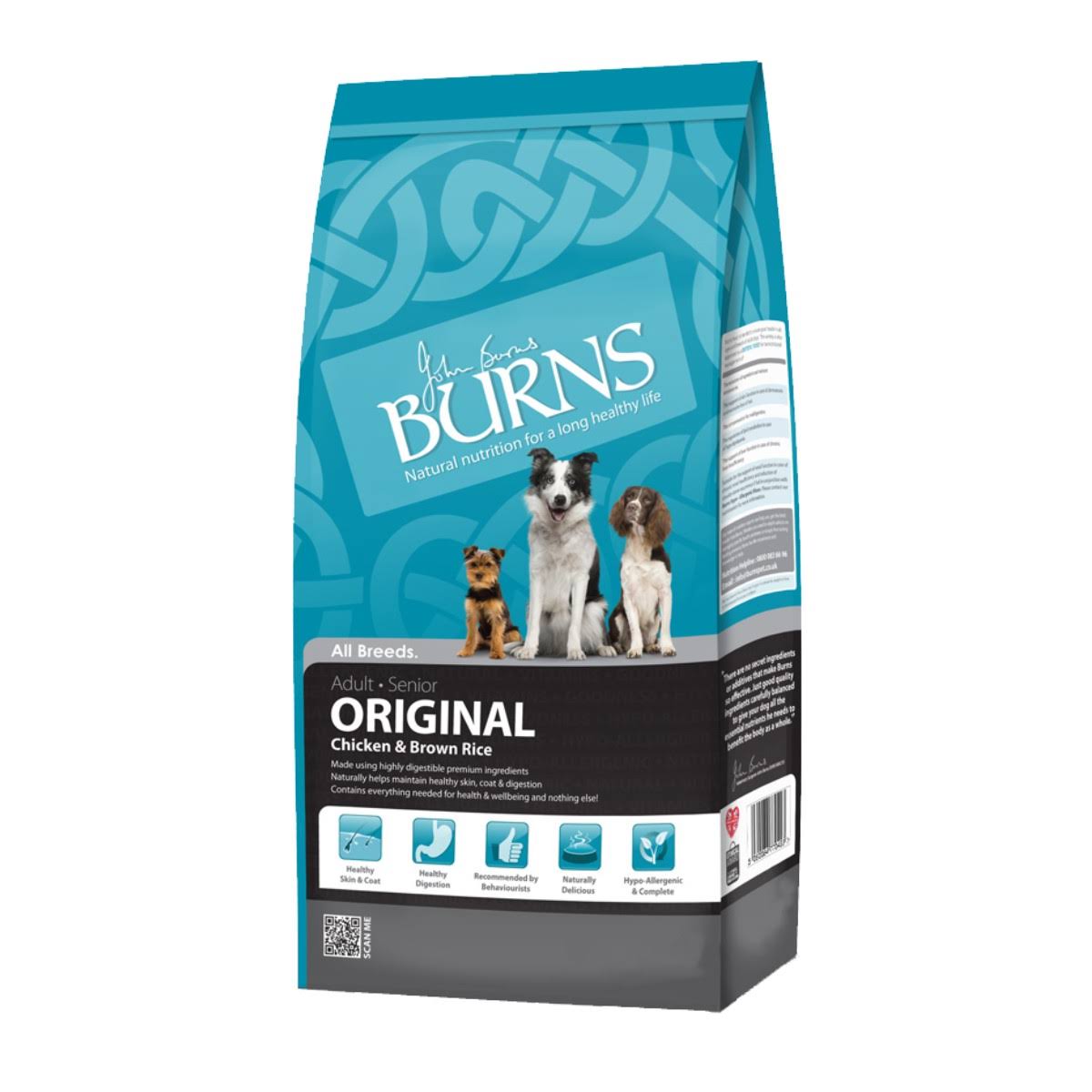 Burns Original Dog Food - Chicken and Rice, 2kg