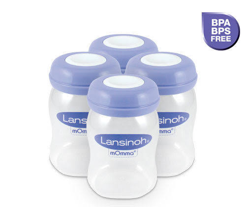 Lansinoh Breastmilk Storage Bottles - 5oz, 4ct