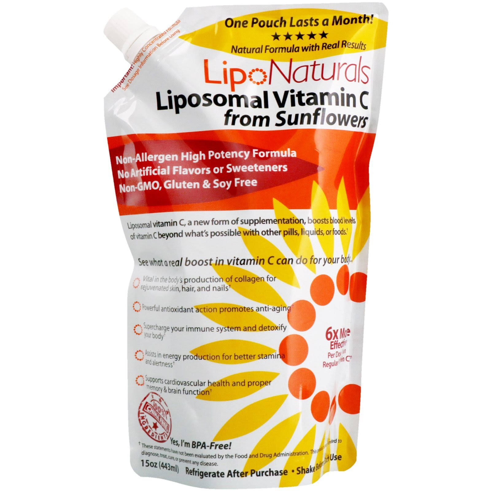 Lipo Naturals Liposomal Vitamin C - 15oz