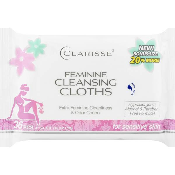 Feminine Cleansing Wipes - Pack of 36