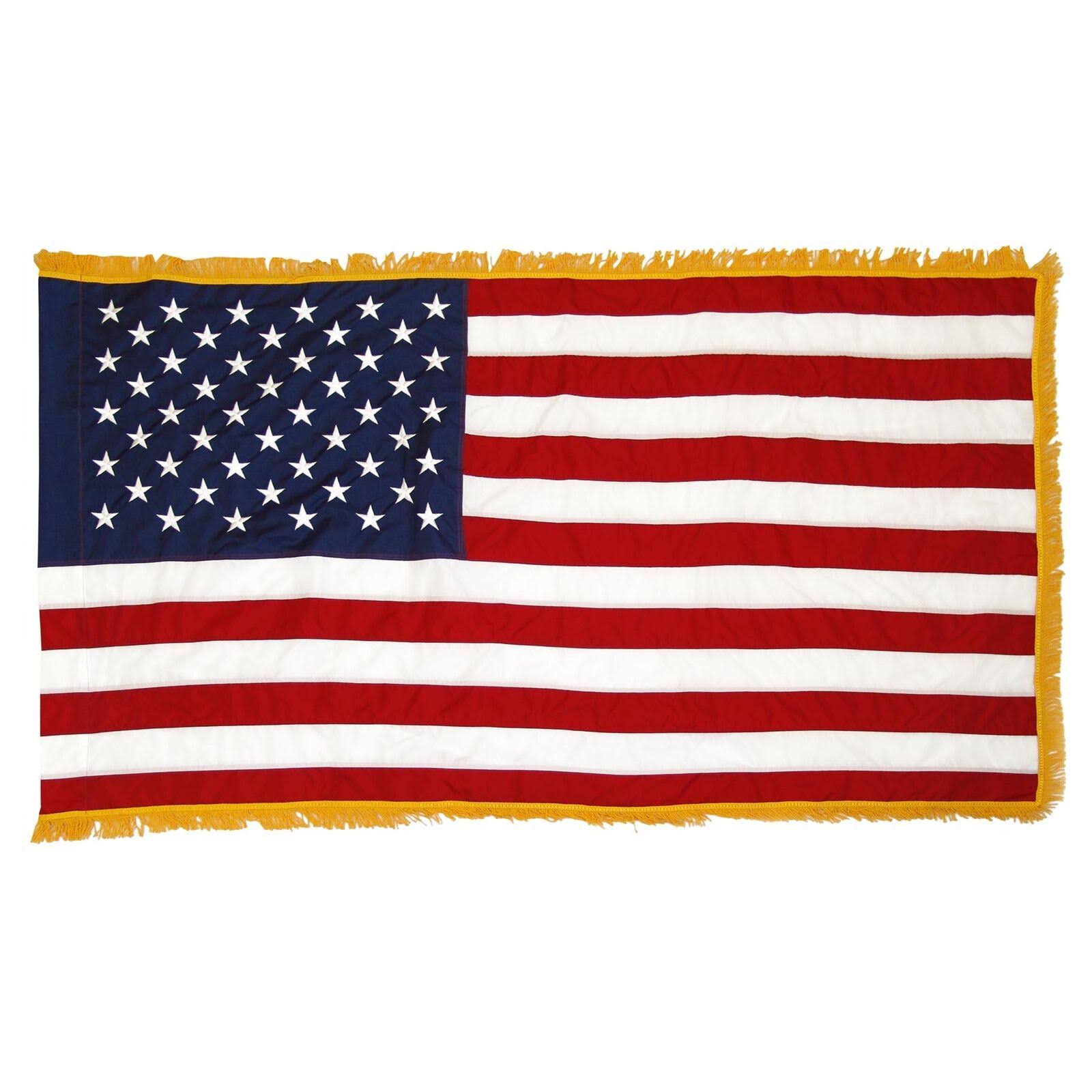 Indoor American Flag 1.2m x 1.8m Nylon | Lawn & Garden