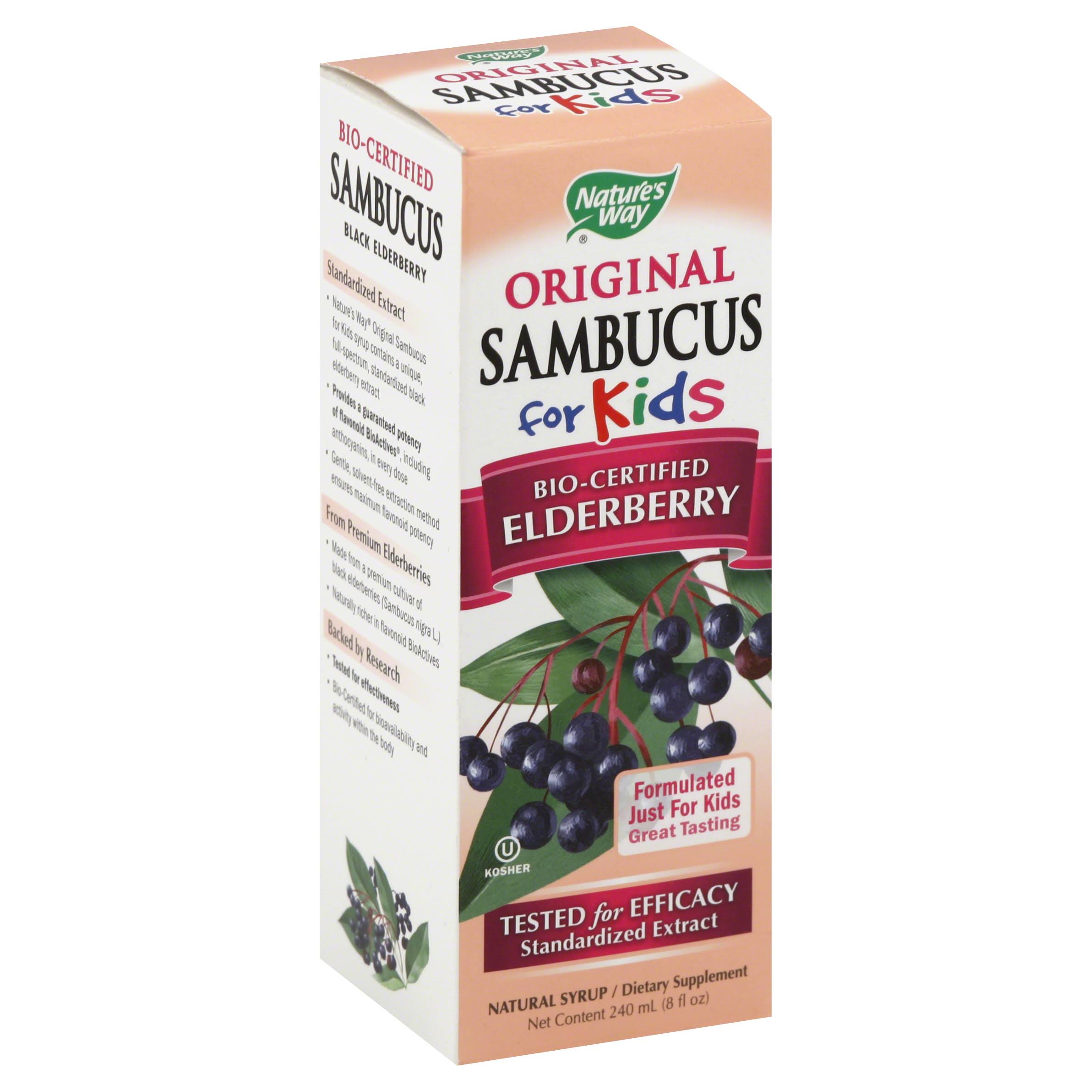 Nature's Way Sambucus For Kids - Berry Flavored, 8oz