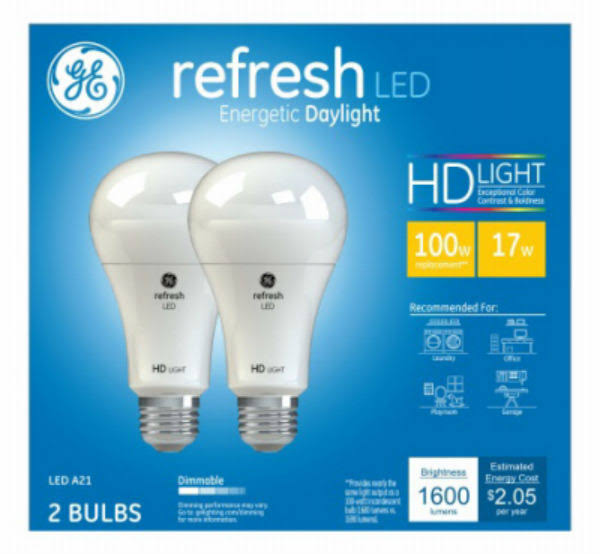 Ge Led Light Bulb - 100W, A21