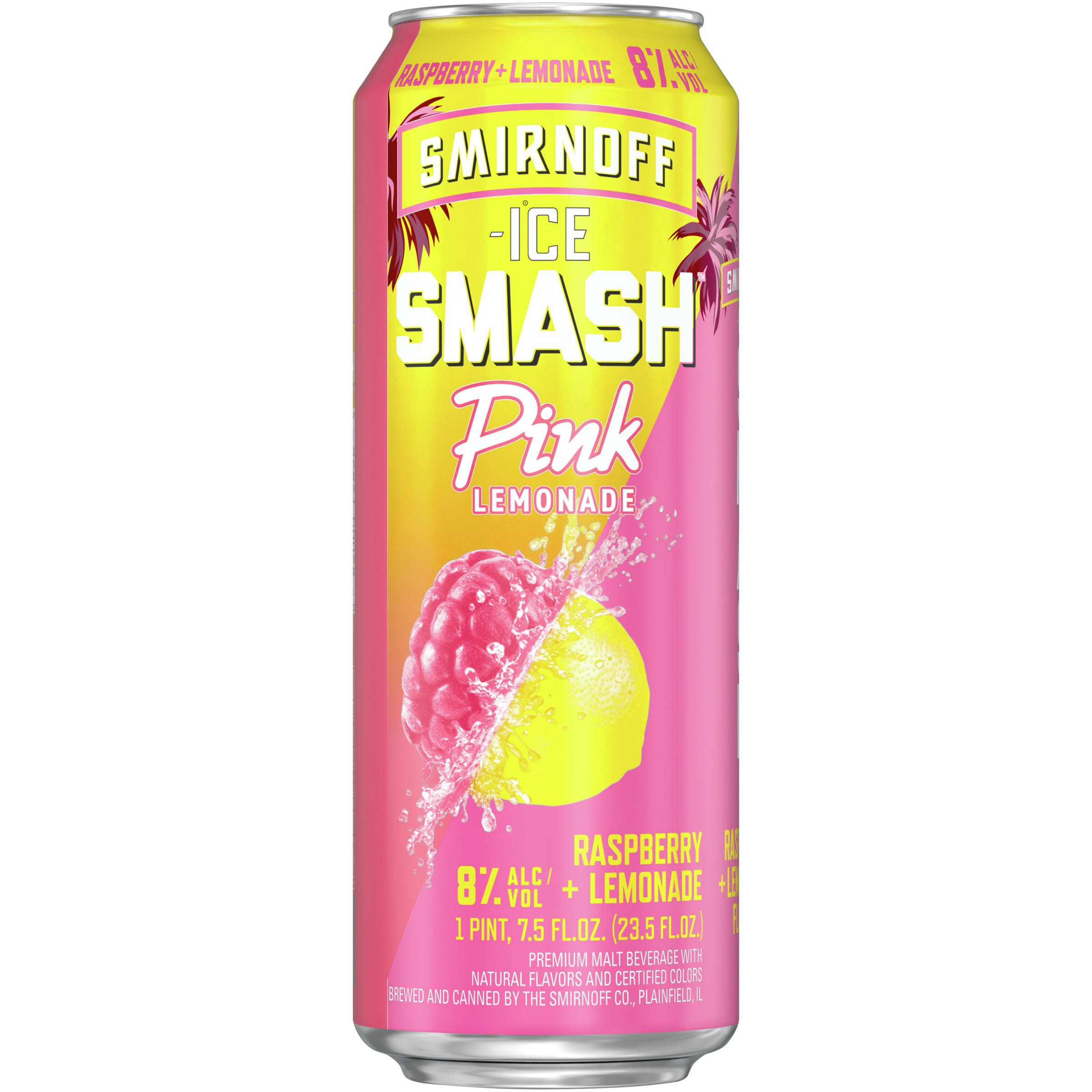 Smirnoff Ice Smash Pink Lemonade - 23.5 fl oz