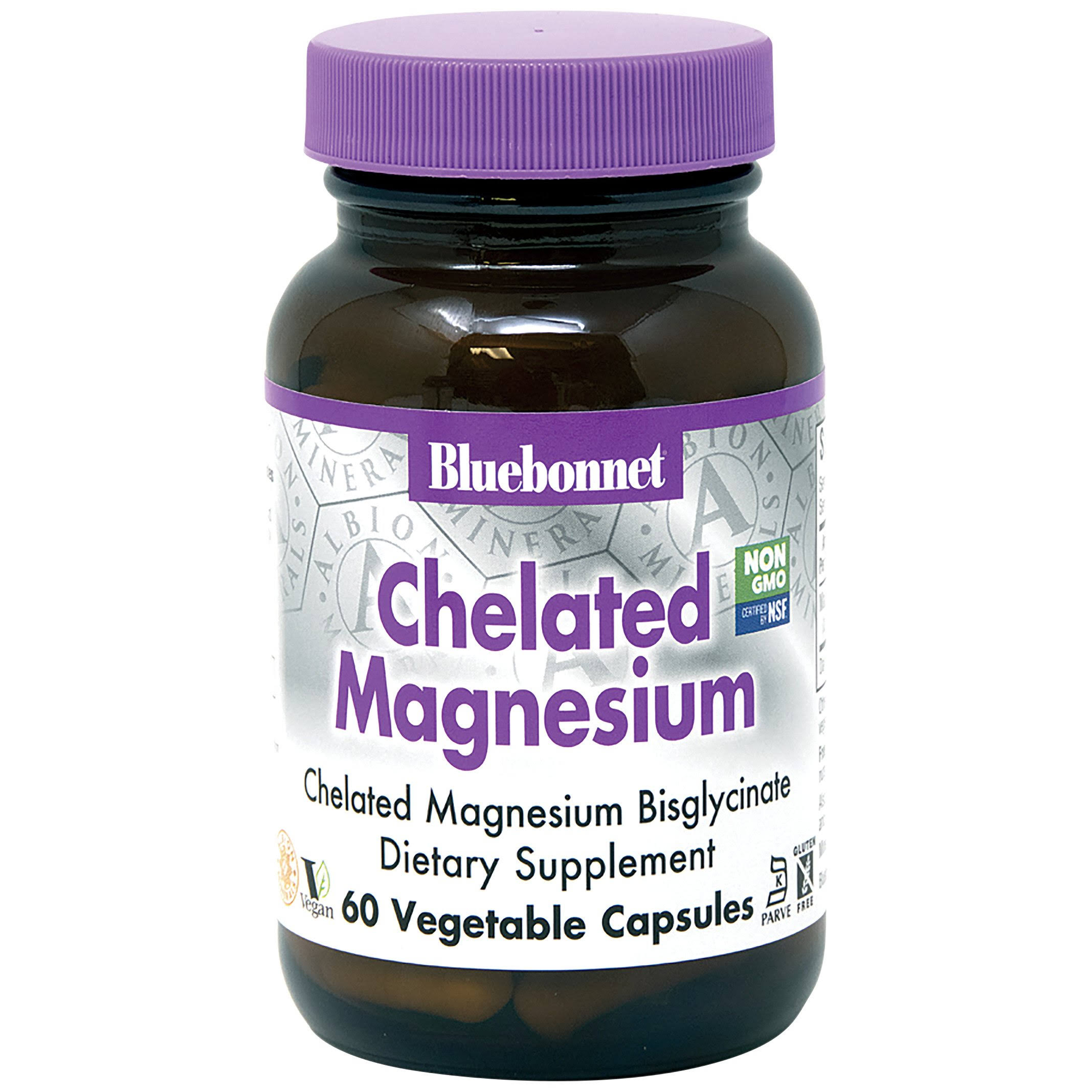 Bluebonnet Chelated Magnesium Bisglycinate - 60 Capsules