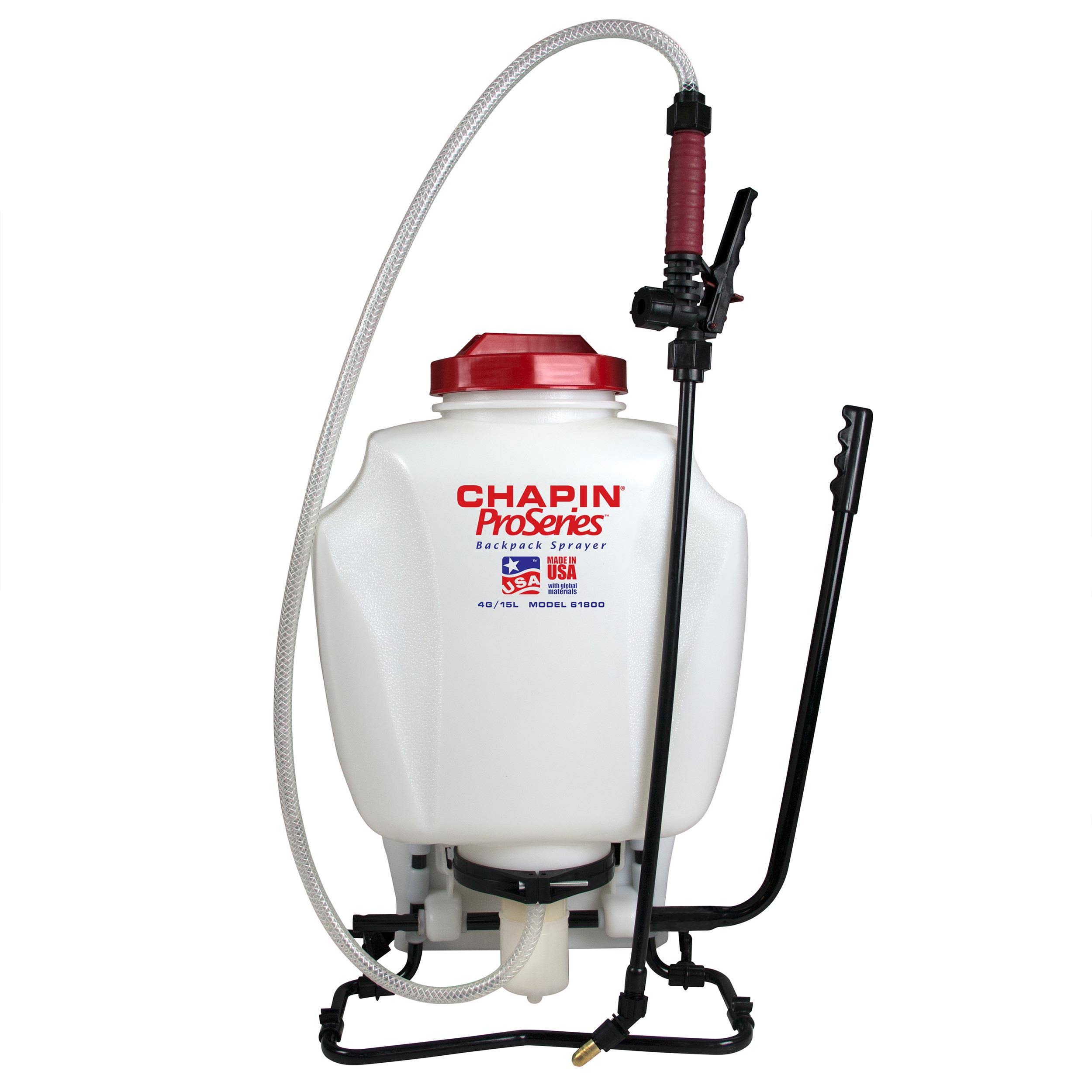 Re Chapin Mfg Works Pro Series Poly Backpack Sprayer - 4 Gallons
