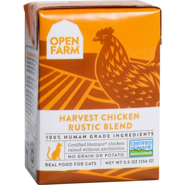 Open Farm Cat Wet - Harvest Chicken Rustic Blend 5.5oz