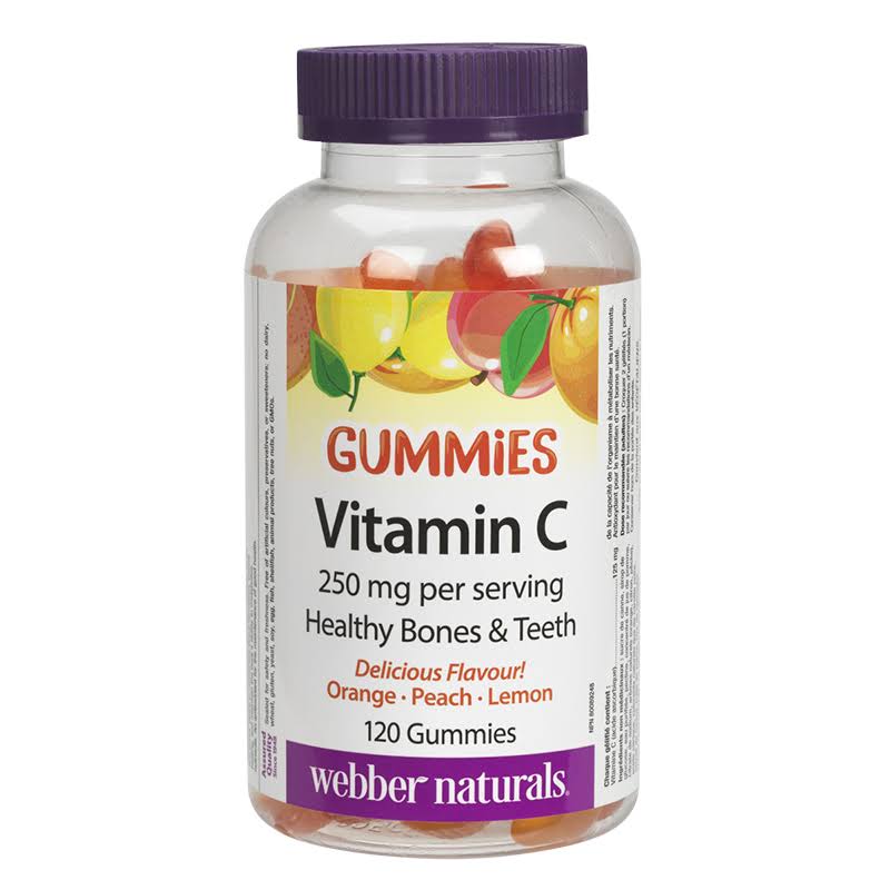 Webber Naturals Vitamin C Adult Gummies - 125mg, 120ct