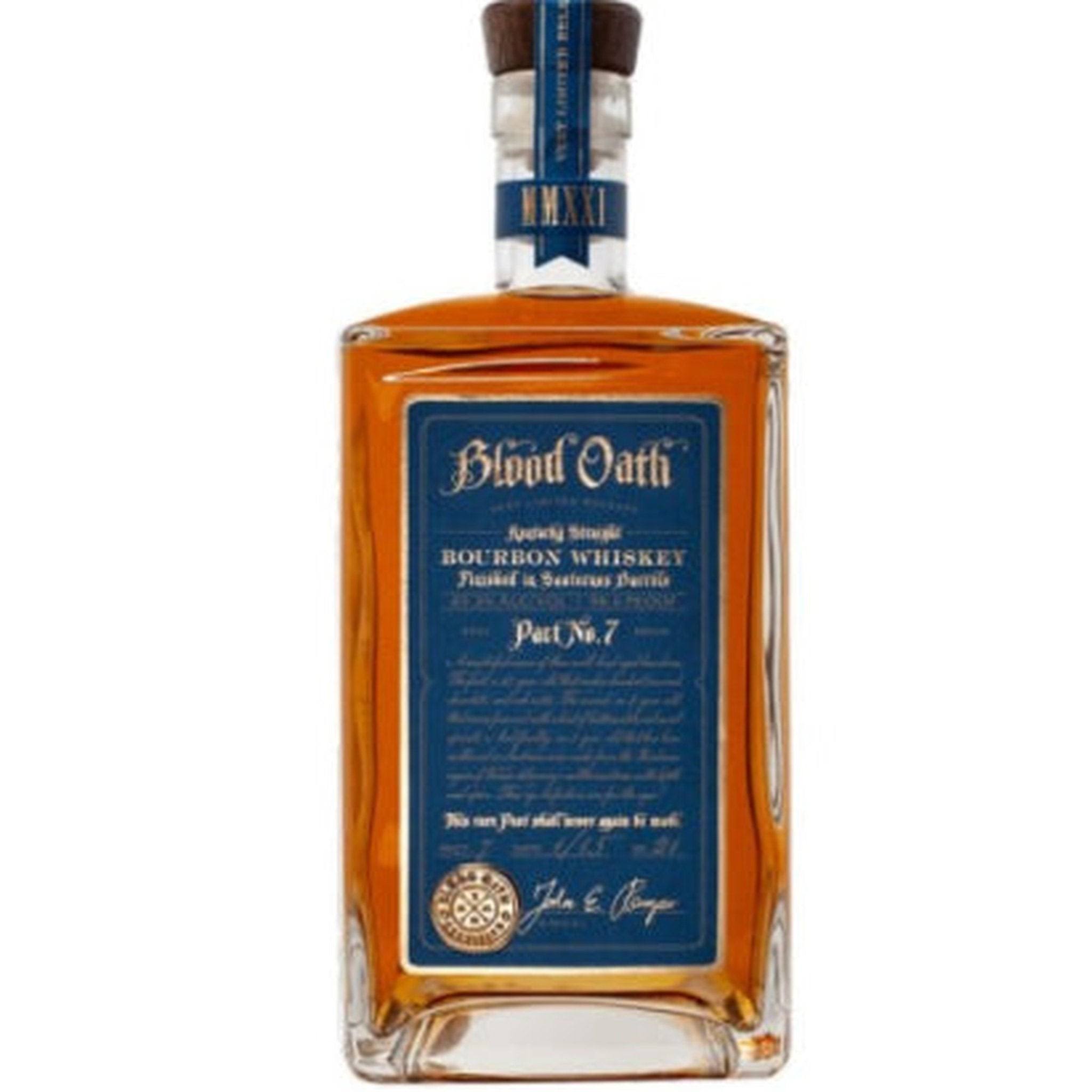 Blood Oath Bourbon Whiskey Pact NO. 7 (750 mL)