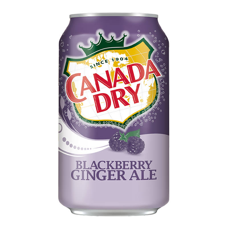 Canada Dry Ginger Ale Blackberry - 12.00 fl oz