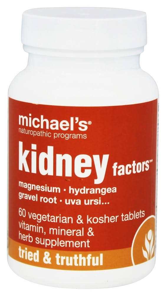 Michaels Naturopathic Programs Kidney Factors Supplement - 60 Tablets