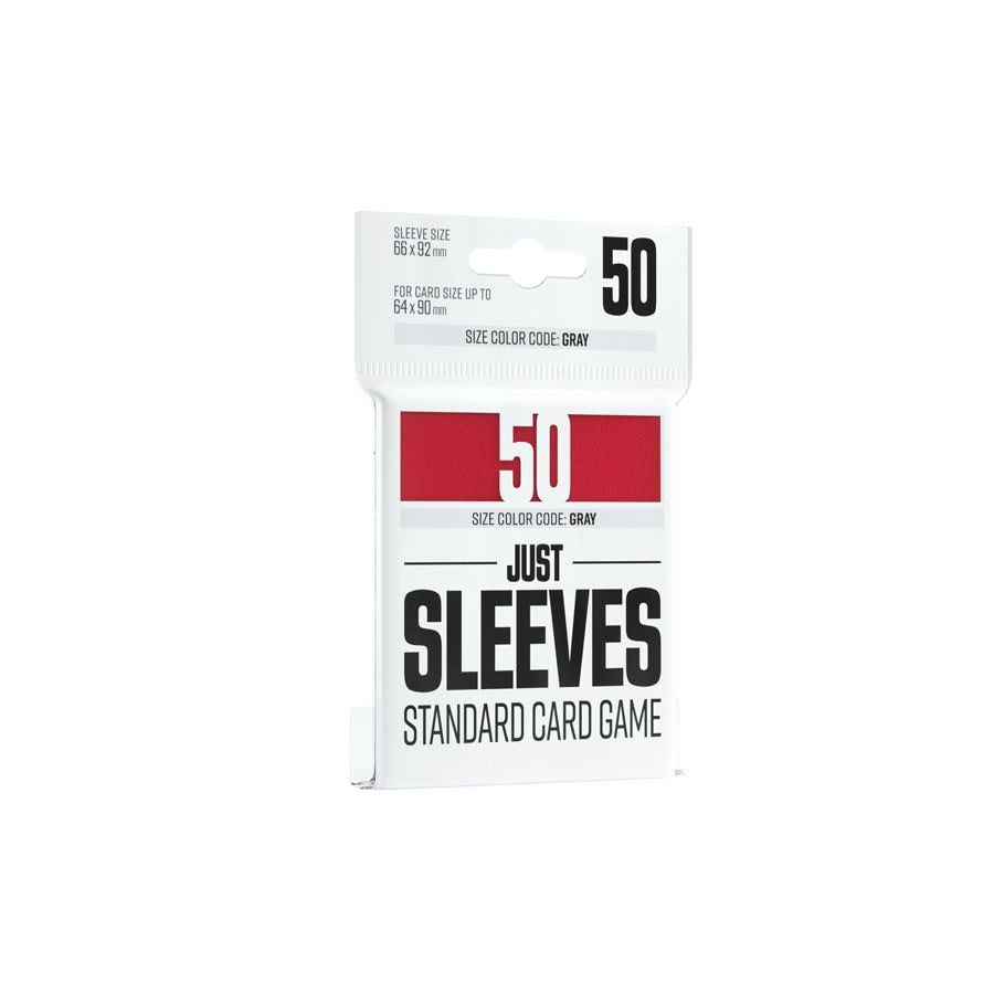 Gamegenic Just Sleeves: Standard Card Game Red (50)