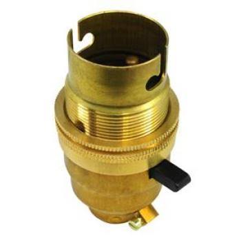 12mm (1/2") Brass Switched Lamp Holder
