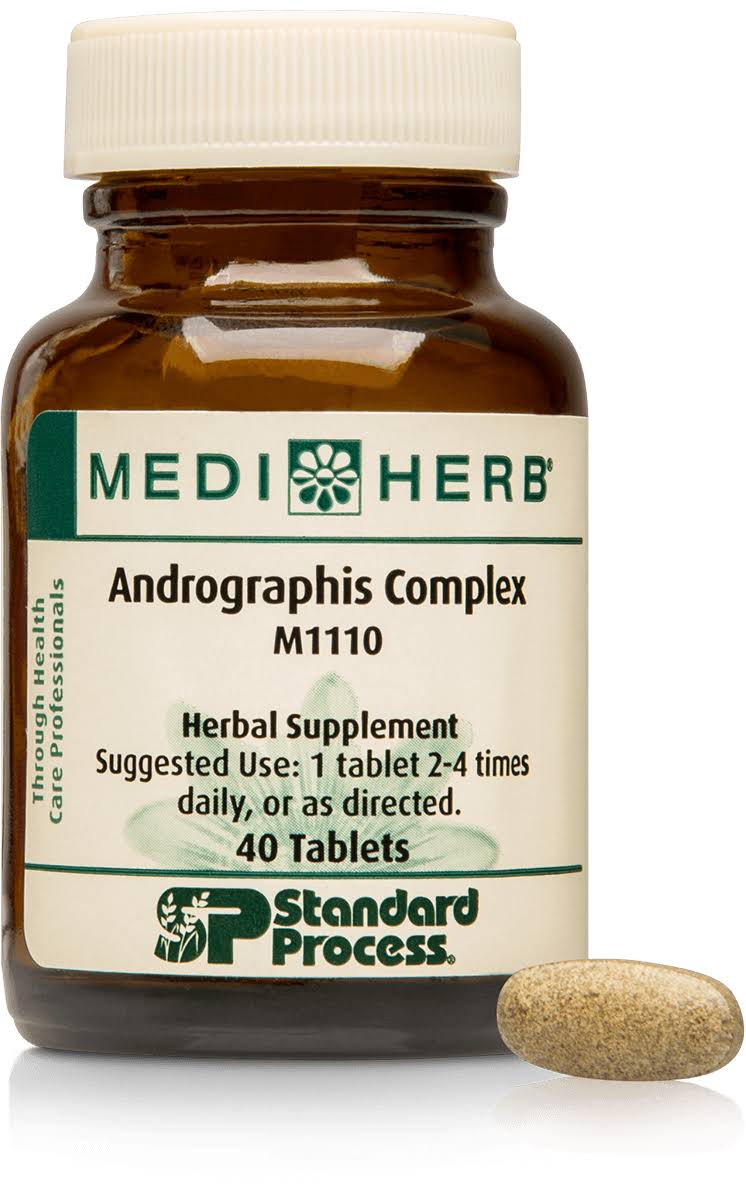 Standard Process Andrographis Complex M1110 Herbal Supplement - 120 Tablets