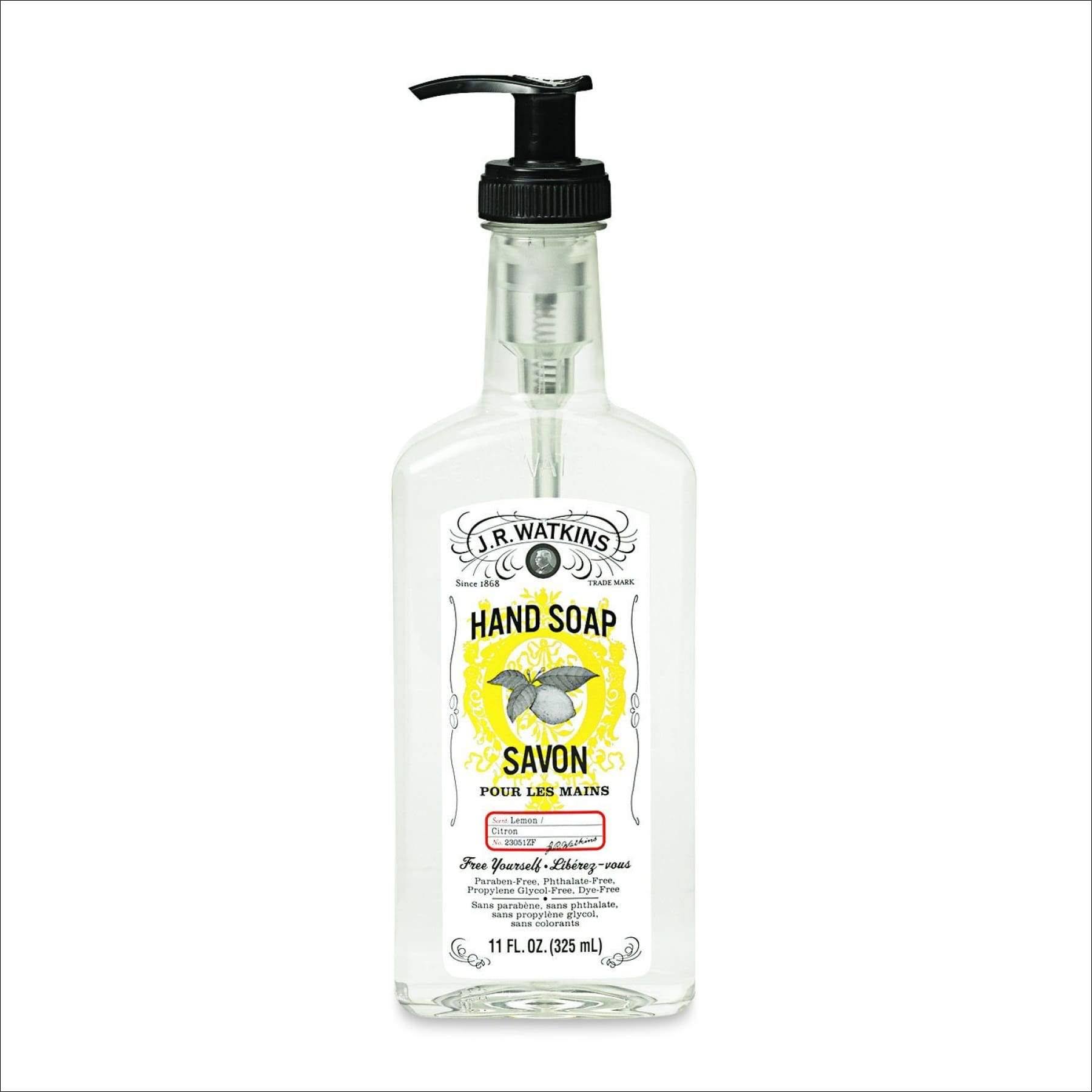 J.R. Watkins Liquid Hand Soap - Lemon, 110z