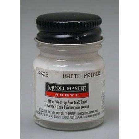 White Semi-Gloss Acrylic Primer (1/2 oz Bottle) >>We Combine << 4622