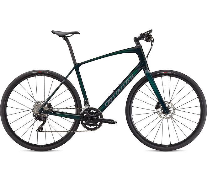 Specialized Sirrus 6.0 2021 Hybrid Bike - Green Tint/Satin Black