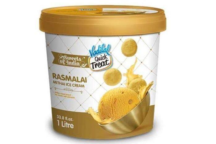 Vadilal Rasmalai Mithai Ice Cream - 1 L