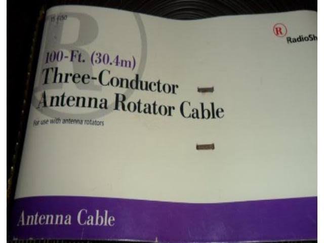 RadioShack 100-Ft. (30.4) Three-Conductor Antenna Rotator Cable