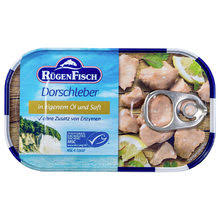 RügenFisch Cod Liver in Own Oil and Juice - 120g