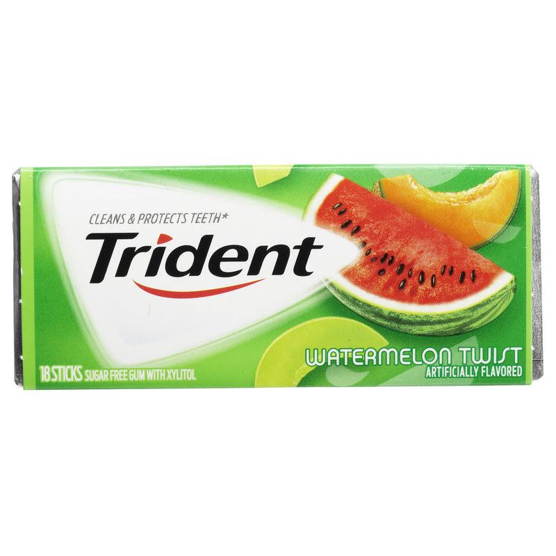 Trident Sugar Free Gum - Watermelon Twist