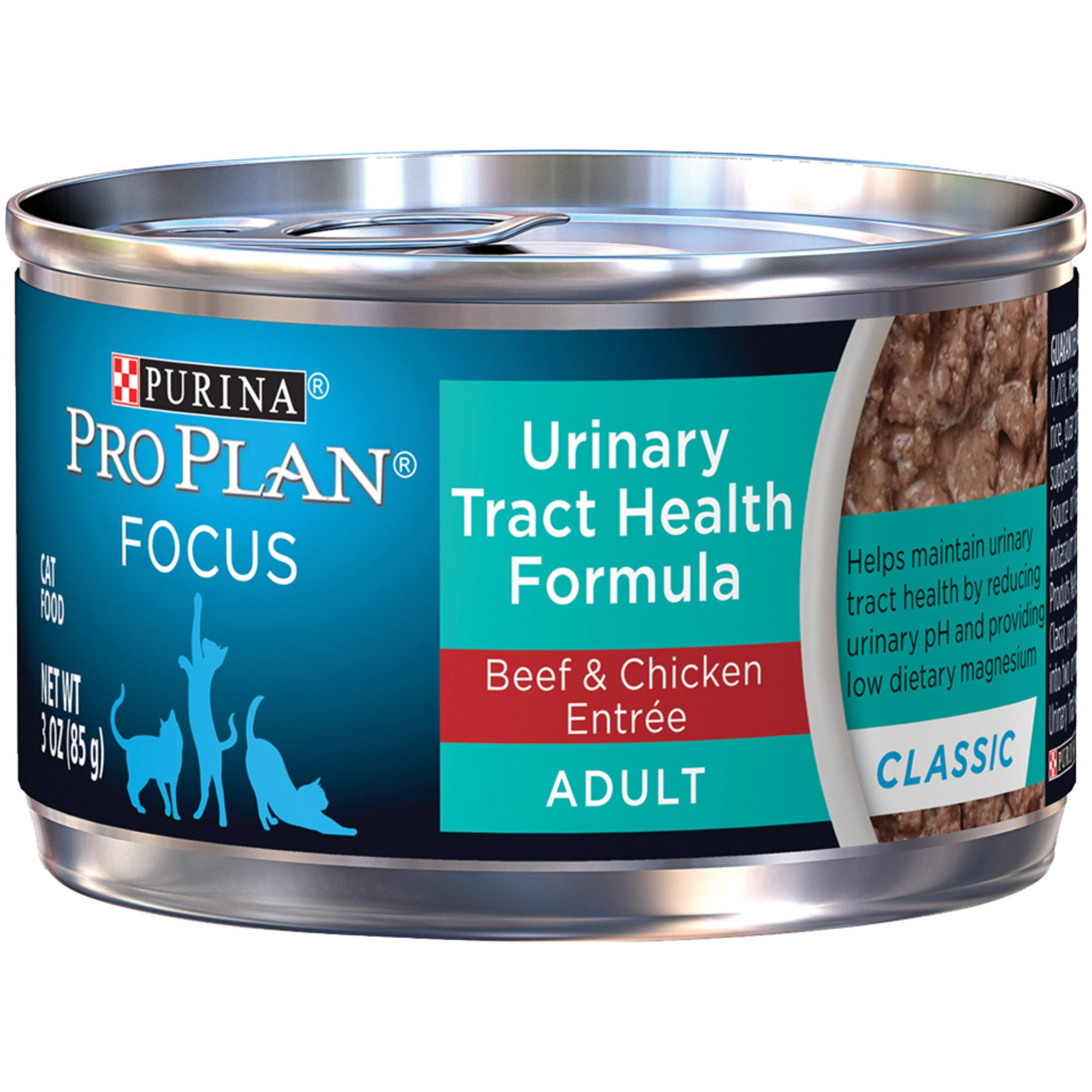Purina Pro Plan Focus Adult Urinary Tract Health Formula Beef & Chicken Entree | Cats