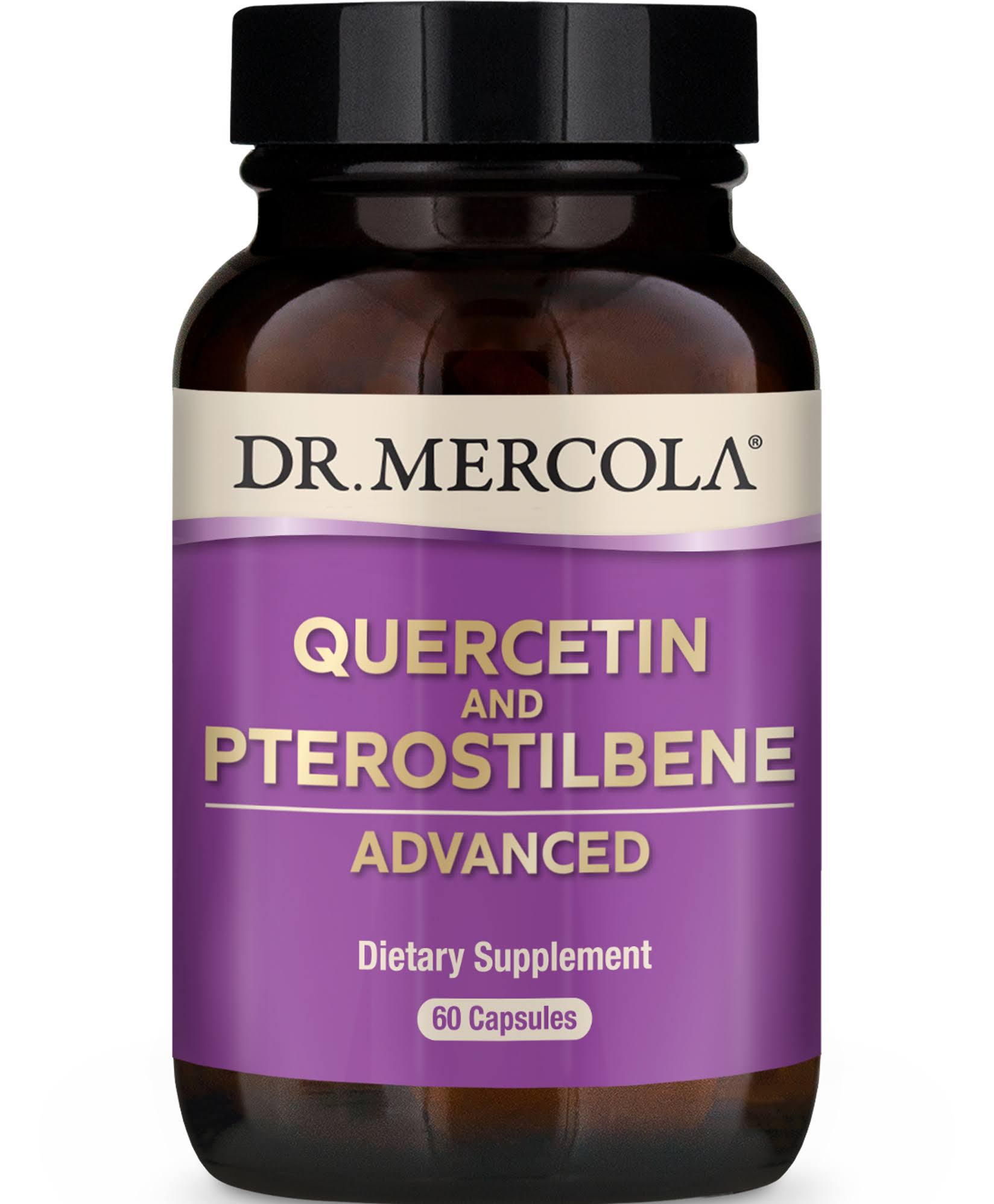 Dr. Mercola Quercetin and Pterostilbene, Advanced, Capsules - 60 capsules