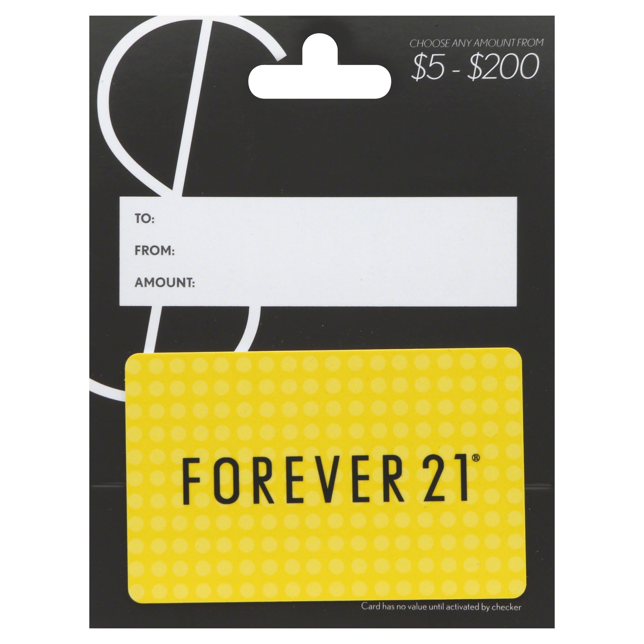 Forever 21 Gift Card,