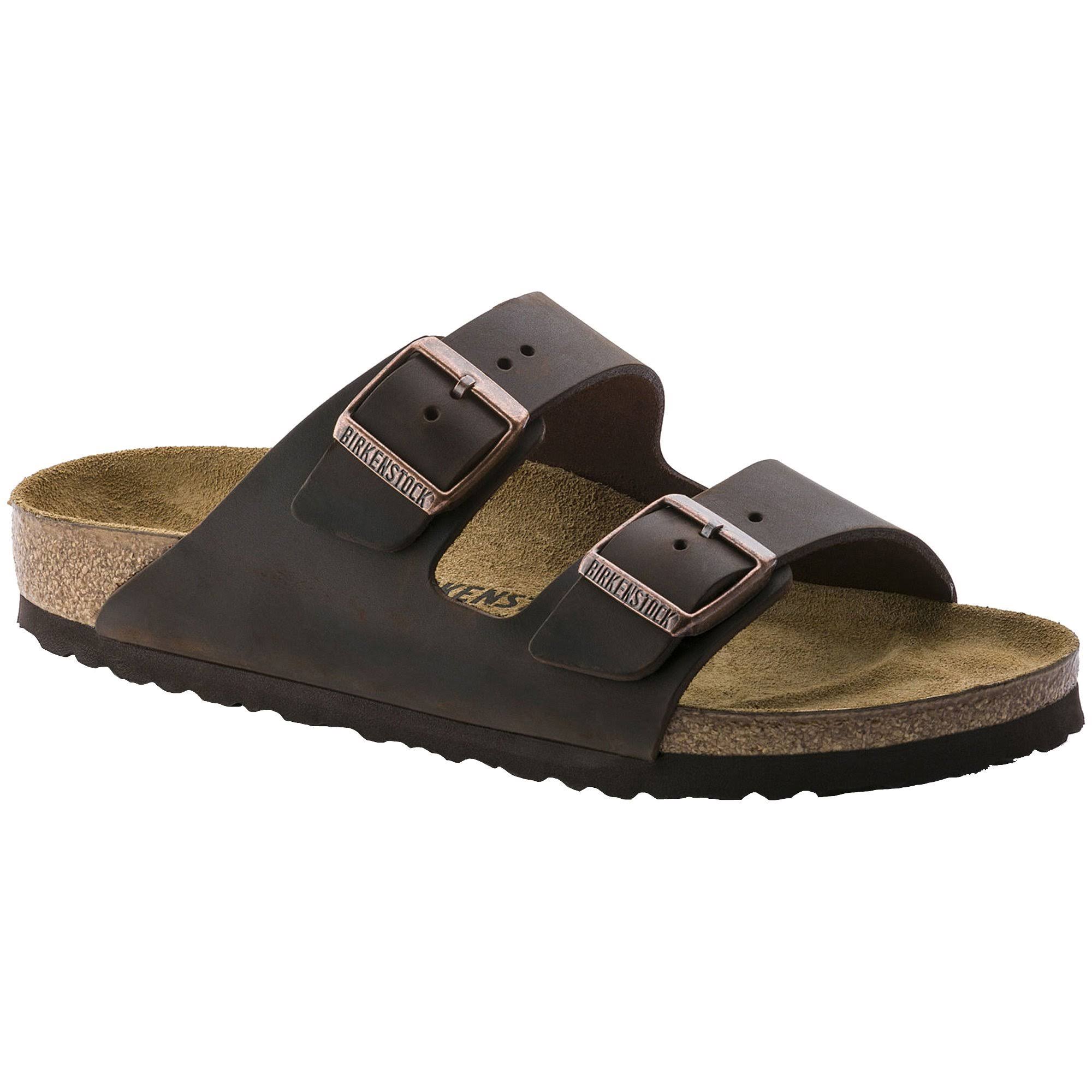 Birkenstock Arizona Soft Footbed Sandals - Habana Oiled Leather, Size 6 US
