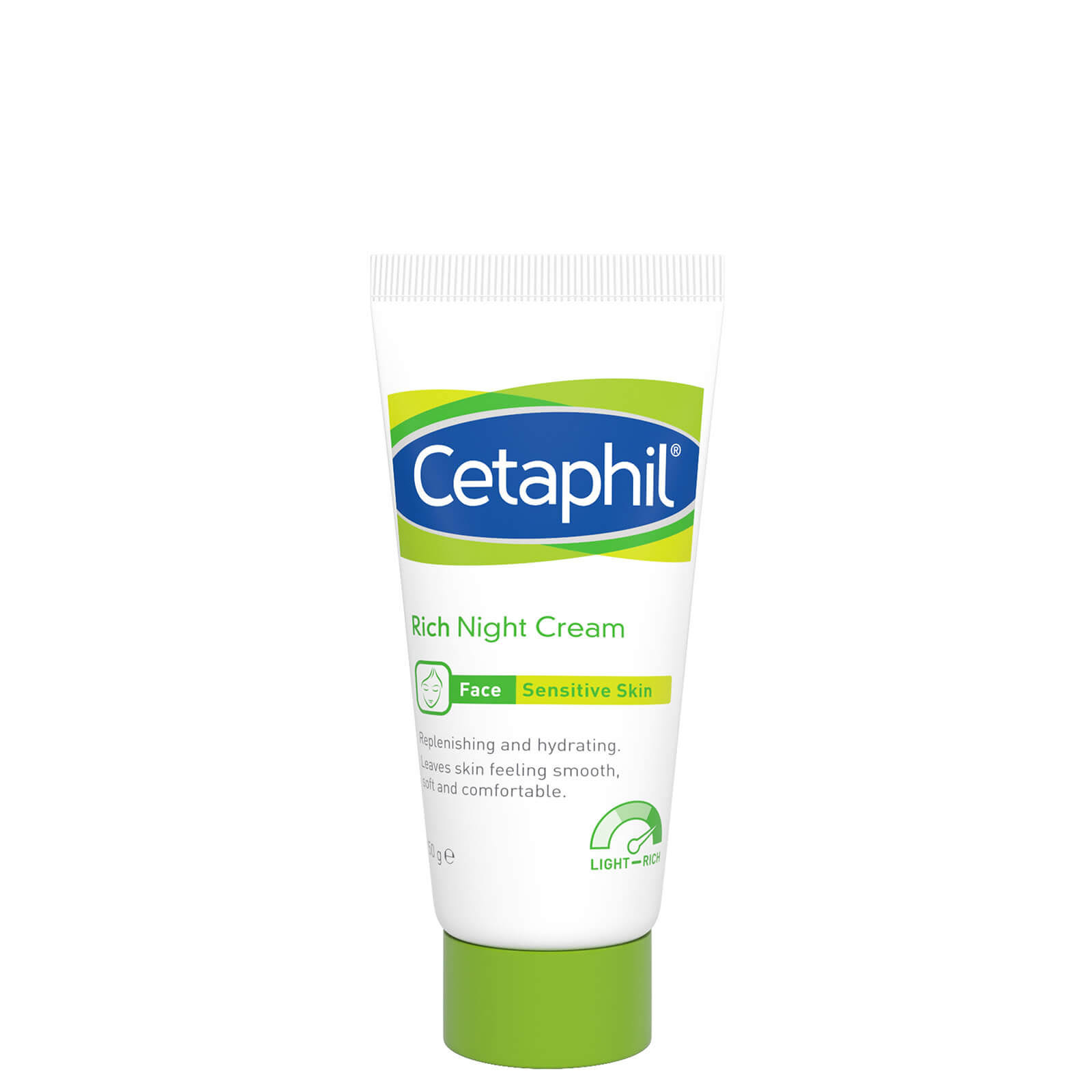 Cetaphil Rich Night Cream Sensitive Skin 50g-Clear