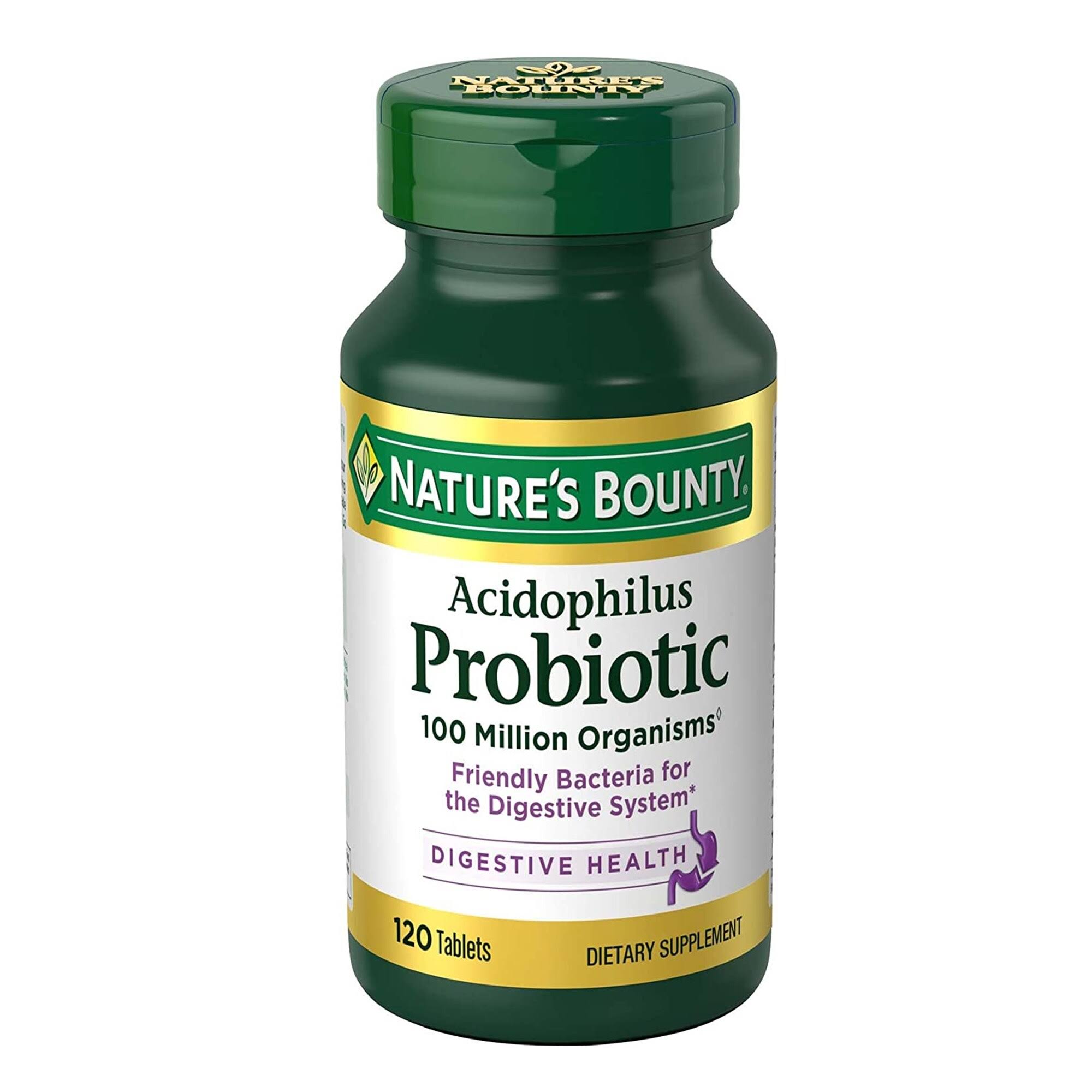 Natures Bounty Probiotic Acidophilus - 100 Capsules