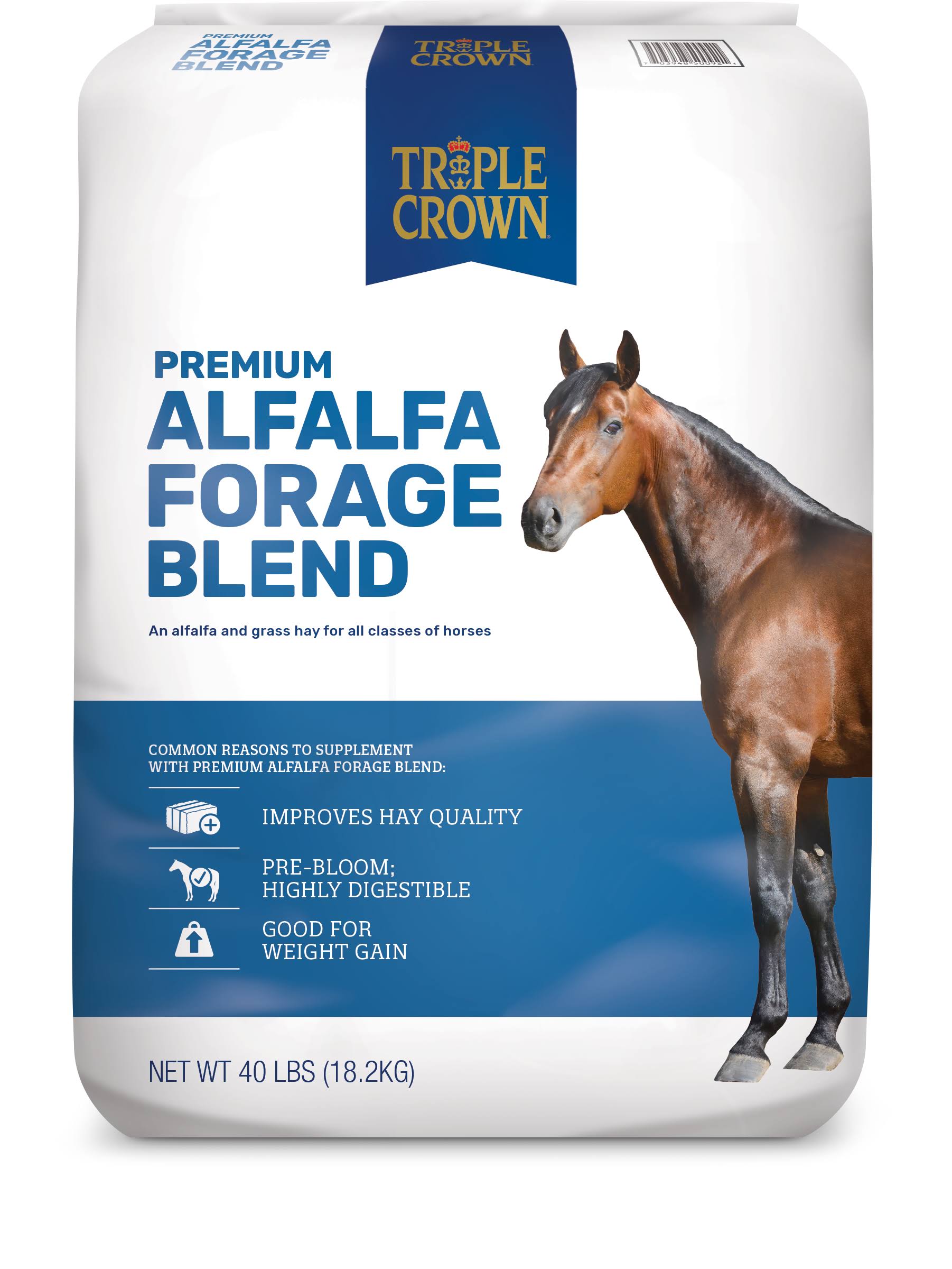 Triple Crown Premium Chopped Alfalfa Forage Blend 40lb