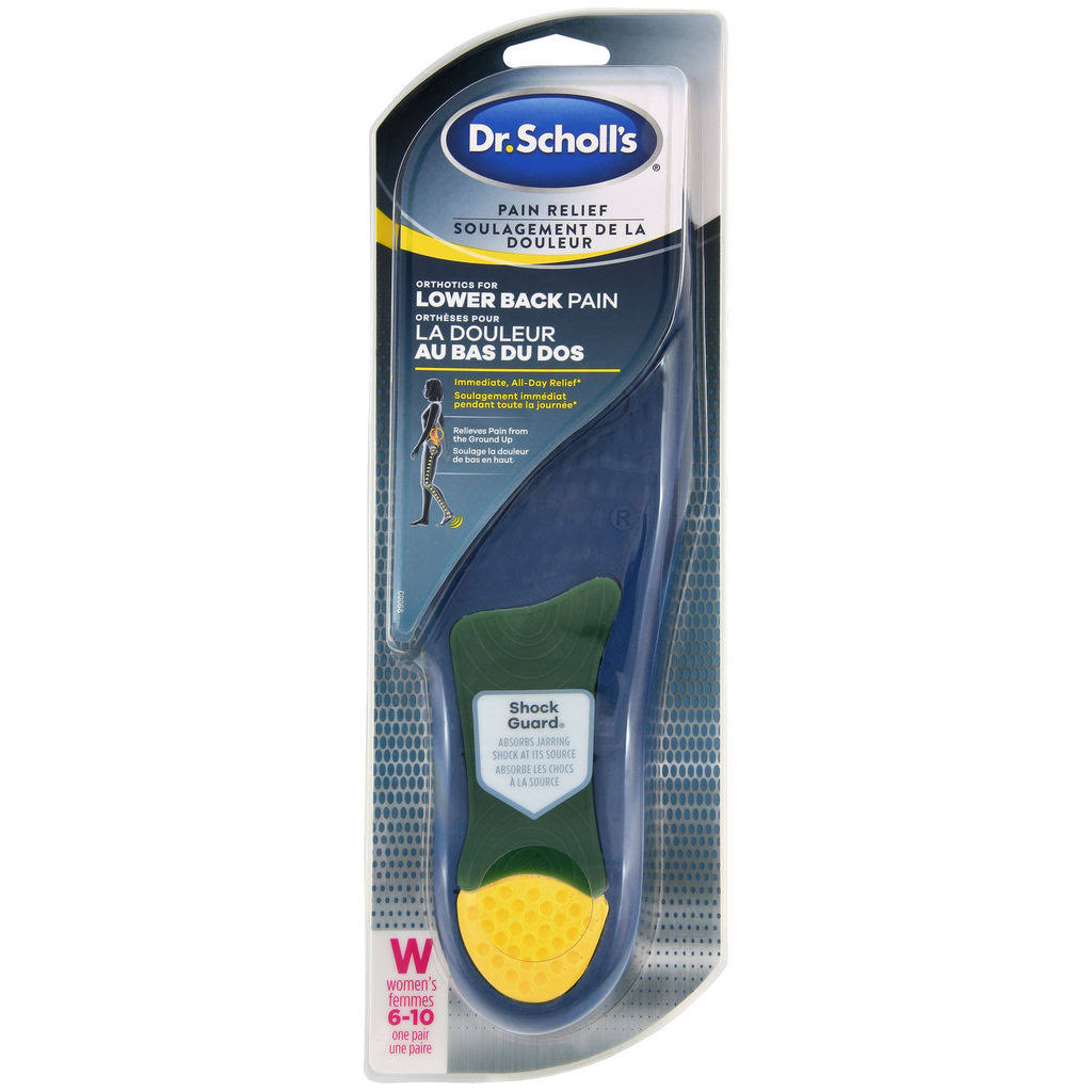 DR. Scholl's Women's Back Pain Relief Orthotic - 6-10