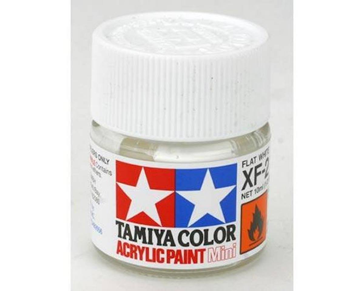 Tamiya XF-2 Flat White Mini Acrylic Paint - 10ml