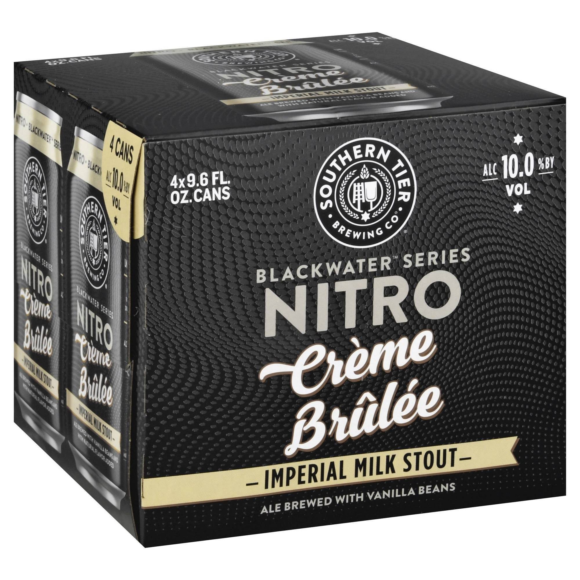 Southern Tier Brewing Co. Blackwater Series Nitro Beer, Imperial Milk Stout, Thick Mint - 4 pack, 9.6 fl oz cans