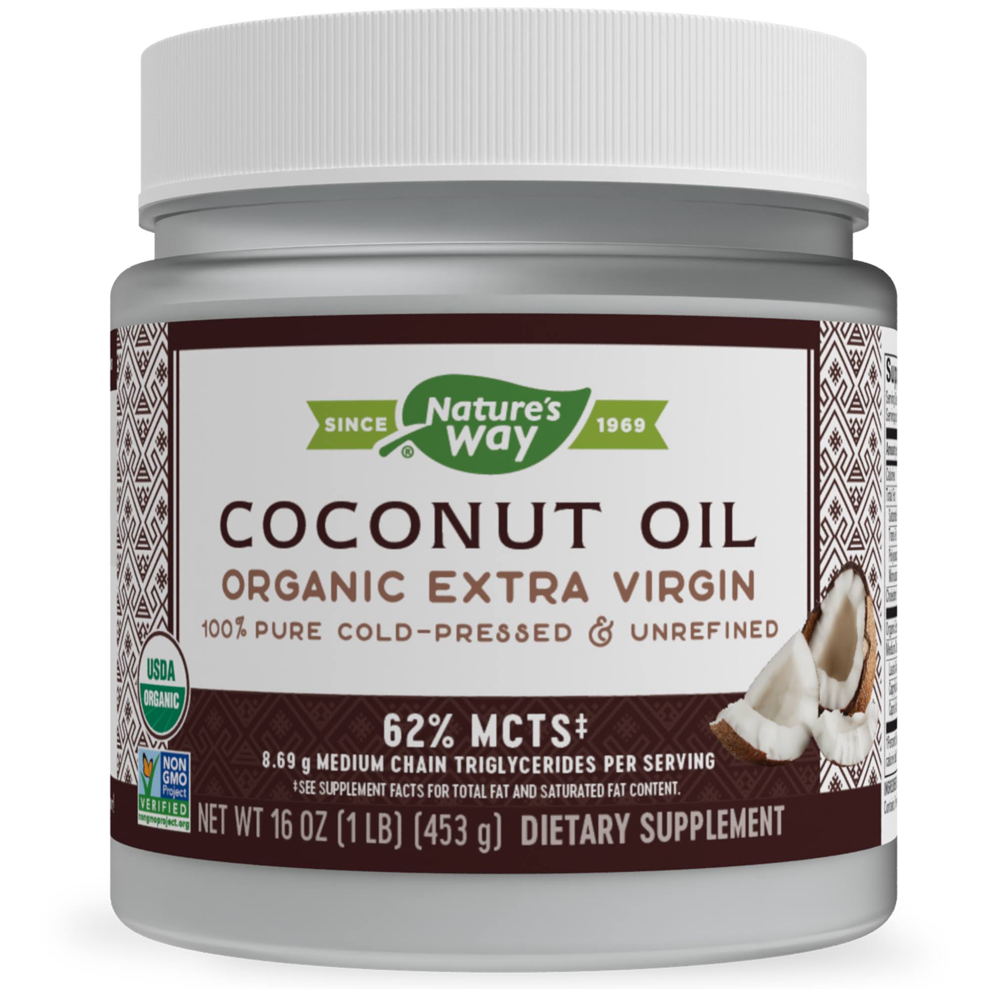 Nature's Way Extra Virgin Organic Coconut Oil - 16oz