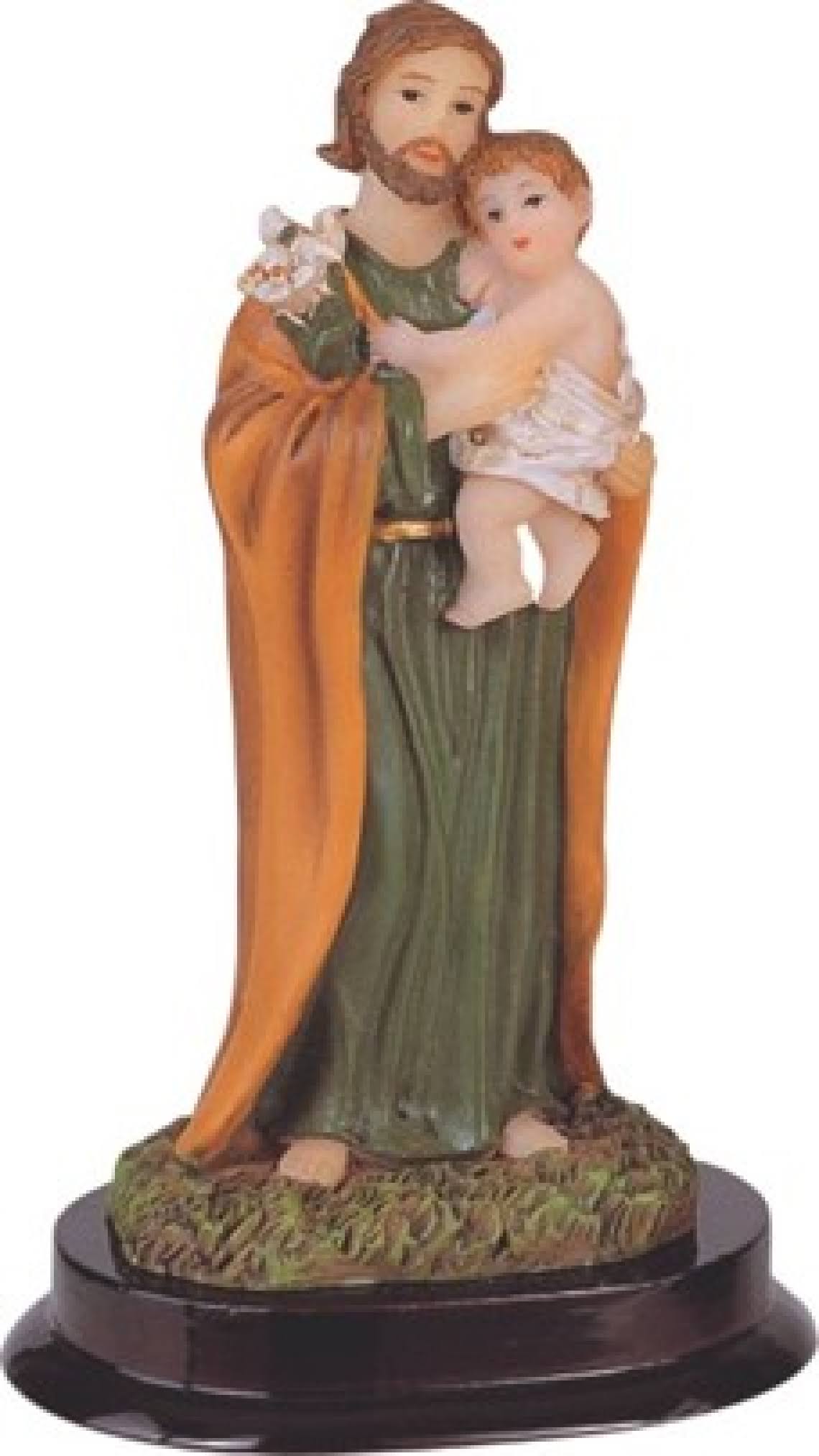 5 inch Saint Joseph Holy Figurine Religious Decoration Statue Decor