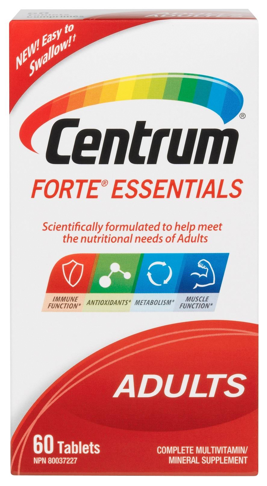 Centrum Forte Essentials Vitamins - 60 Tablets