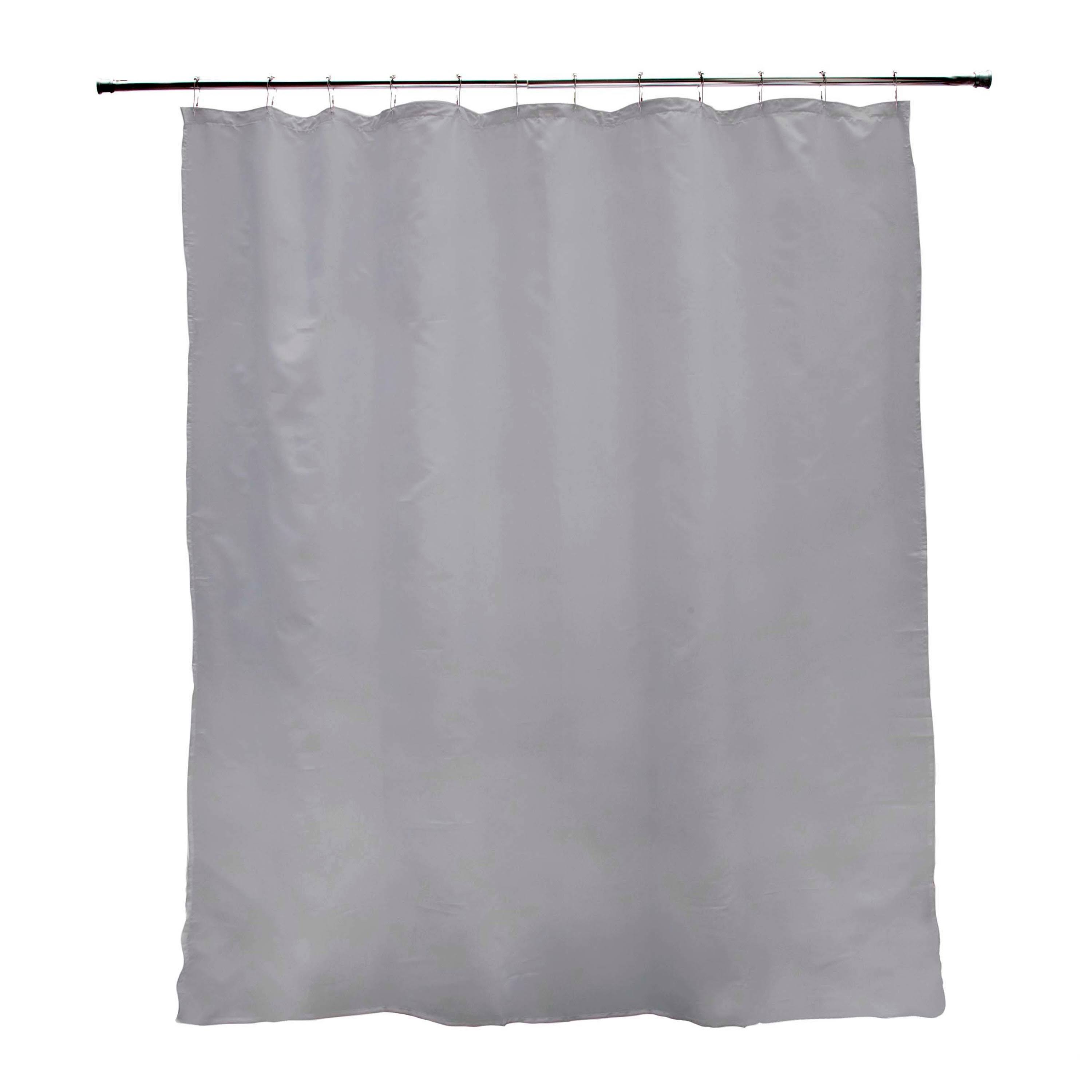 Kenney Medium Weight Peva Shower Curtain Liner - Gray