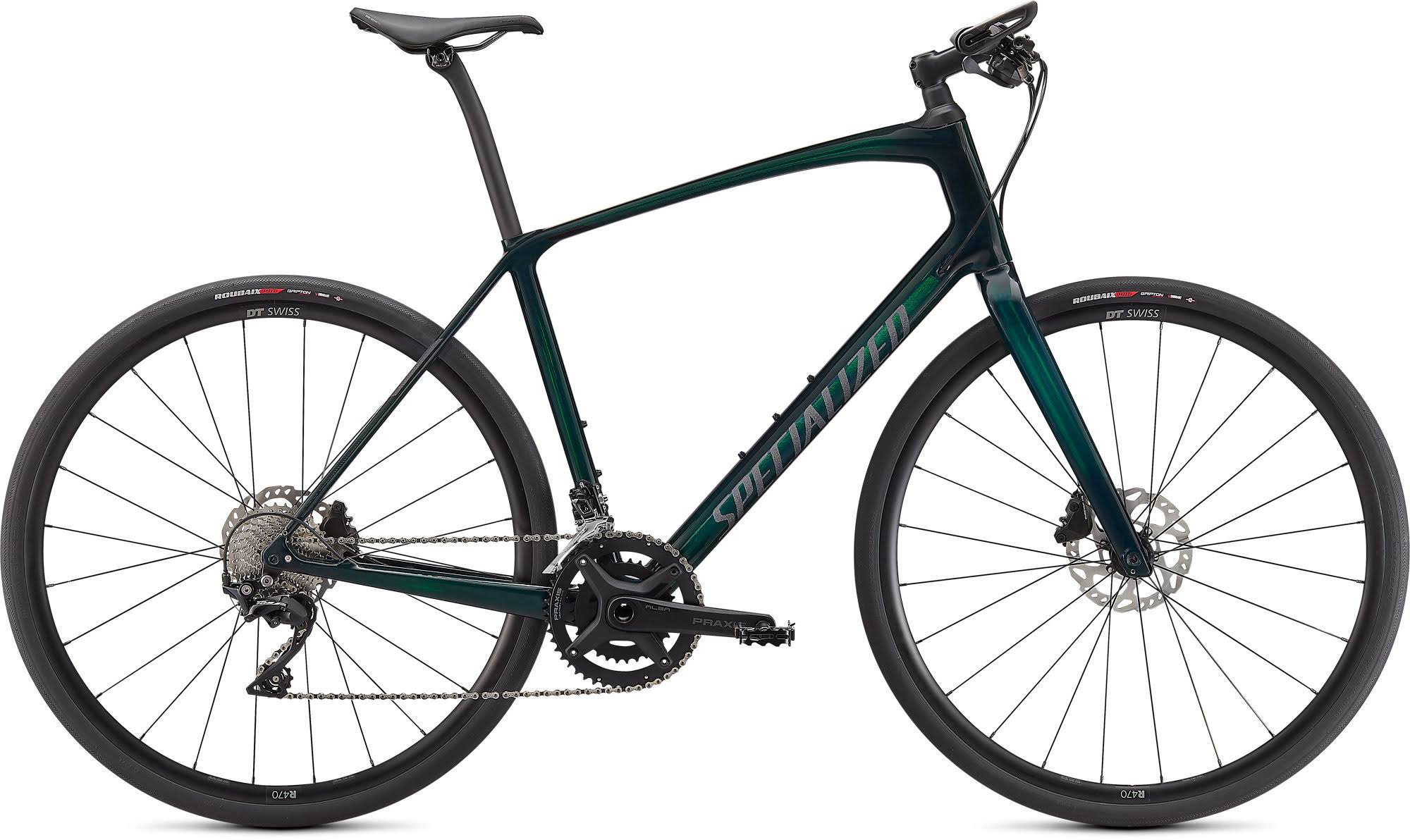 Specialized Sirrus 6.0 2021 Hybrid Bike - Green Tint/Satin Black