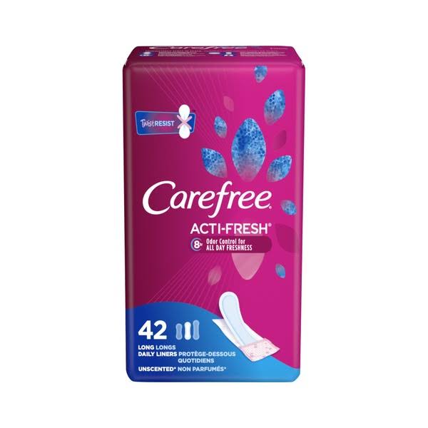 Carefree Acti-Fresh Body Shape Long Liners to Go - x42